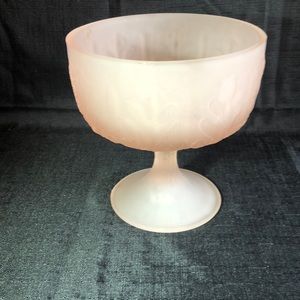 Vintage pink FTD flower vase 1978